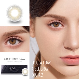 ♨️ใหม่ เลนส์รายวัน O’LOLA 1 DAY A.BLE GRAY DIA 14.2