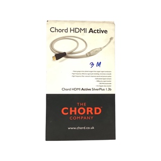 CHORD # HDMIActiveSilverPlus1.3b สายสัญญาณ3เมตร (ONL)