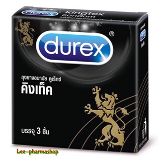 Durex Kingtex 49mm (3 ชิ้น/กล่อง) // ถุงยางอนามัย