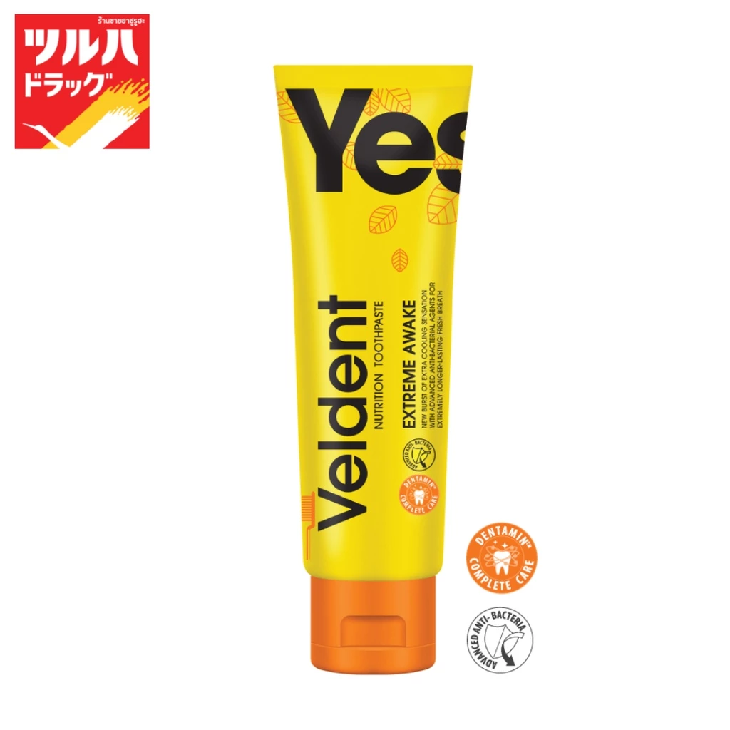 ยาสีฟันเวลเด้นท์ เอ็กซ์ตรีม อะเวค ทูธเพสท์ 100 กรัม/Veldent Extreme Awake Toothplaste 100 g.