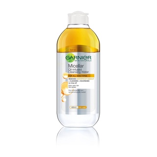 🌟 ผลิตภัณฑ์ทำความสะอาดผิวหน้า การ์นิเย่ GARNIER MICELLAR OIL-INFUSED CLEANSING WATER