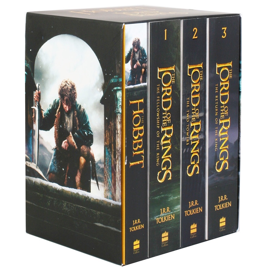 ชุดหนังสือ The Lord OF The Rings The Hobbit JRR TOLKIEN จํานวน 4 ชุด