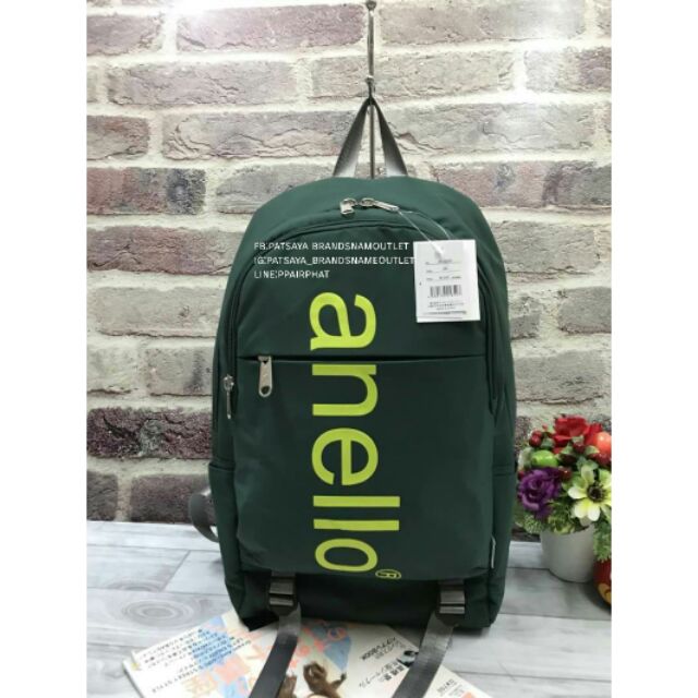 anello big logo print mini daypack