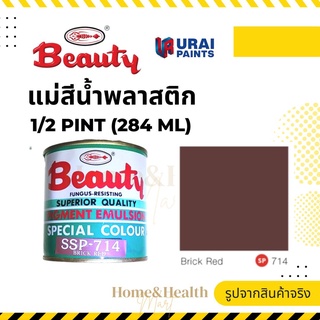 🔥พร้อมส่ง🔥ถูกที่สุด🔥แม่สีน้ำ บิวตี้ สำหรับภายนอกและภายใน (BEAUTY Pigment Emulsion Special Colour) ขนาด 0.284 ลิตร