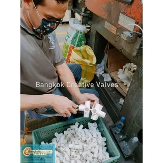 ข้องอ 45 องศา ข้อต่อPVC หนา ขนาด 1/2”-1” A8