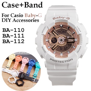 สายนาฬิกาข้อมือซิลิโคน เนื้อแมตต์ สําหรับ Casio BABY-G BA-110 BA-111 BA-112 G-SHOCK BABY G BA110 111 112