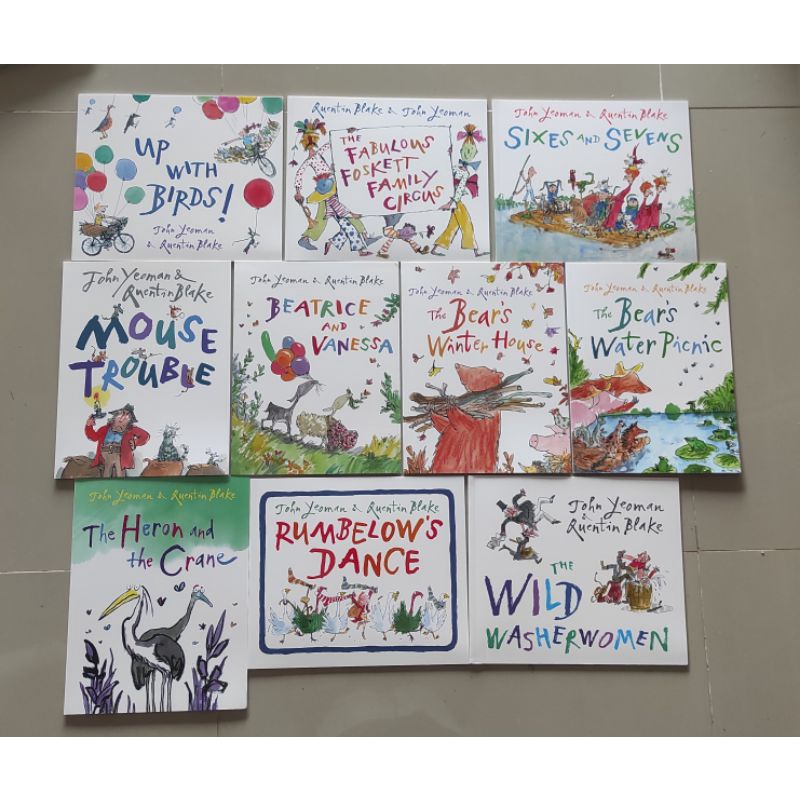 Quentin Blake &John Yeoman collection-10 books