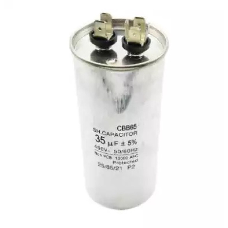 AC มอเตอร์ Capacitor เครื่องปรับอากาศคอมเพรสเซอร์เริ่มต้น Capacitor CBB65 450VAC 20UF 25UF 30UF 35UF