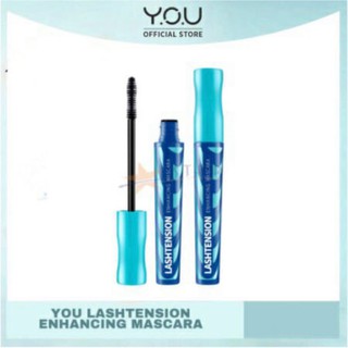 Y.O.U LASHTENSION ENHANCING FIBER MASCARA วาย.โอ.ยู แลชเท็นชั่น เอ็นฮานซิ่ง ไฟเบอร์ มาสคาร่า 9 กรัม