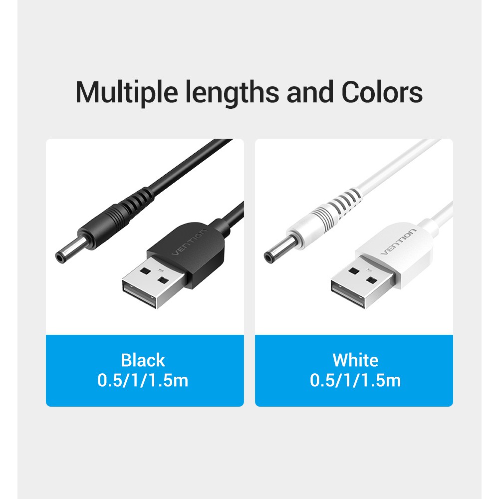 ลดราคา Vention USB to DC 3.5mm USB A Male to 3.5 Jack Connector 5V Power Supply Charger Adapter Power Cable #ค้นหาเพิ่มเติม digital to analog External Harddrive Enclosure Multiport Hub with สายโปรลิงค์USB Type-C Dual Band PCI Express Adapter ตัวรับสัญญาณ