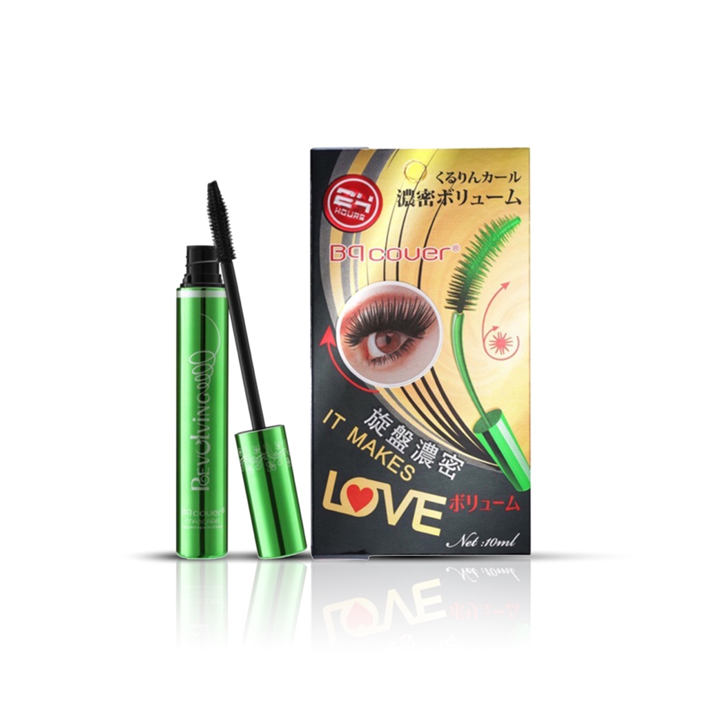 BQ Cover Mascara : บีคิว มาสคาร่า เขียว x 1 ชิ้น beautybakery