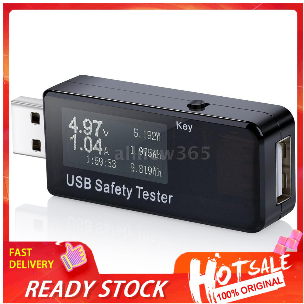 ◇USB Digital Tester Current Voltage Monitor DC 5.1A 30V Amp Voltage Meter Test S