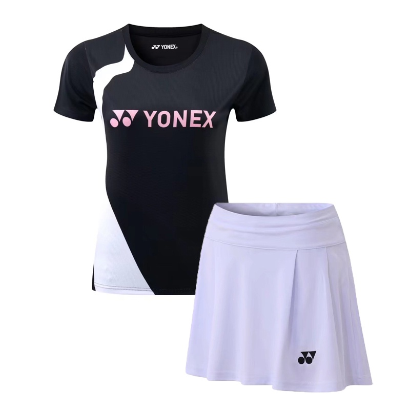 พร้อมส่ง ใหม่ เสื้อกีฬาแบดมินตัน และกระโปรงสั้น สําหรับผู้หญิง 2023