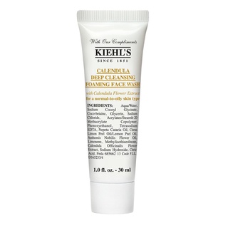 kiehls Calendula deep cleansing foaming face wash 30ml. / คีลส์ คาเลนดูล่า ดีพคลีนซิ่งโฟม เจลล้างหนา โฟมล้างหน้า