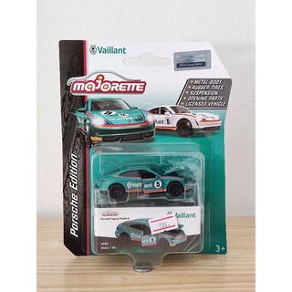majorette porsche taycan turbo s ลาย vaillant สีเขียว ล้อยาง