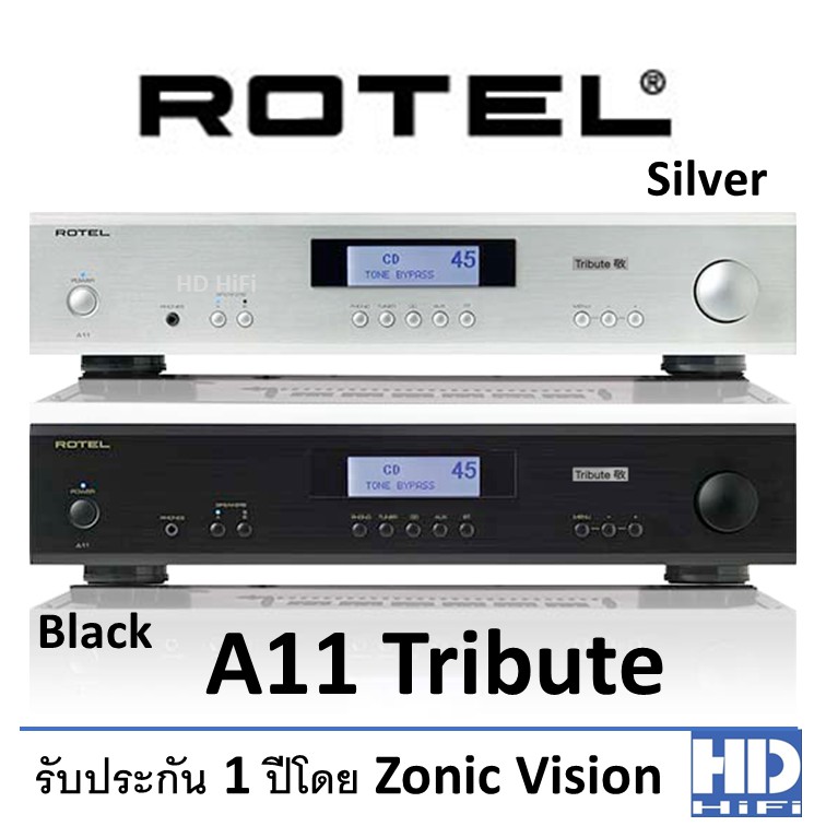 ROTEL A11 Tribute Integrated Amplifier Class AB 50W