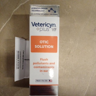 Vetericyn Plus VF Otic Solution  น้ำยาล้างหูสัตว์เลี้ยง ขจัดไรหูกลิ่นเหม็น