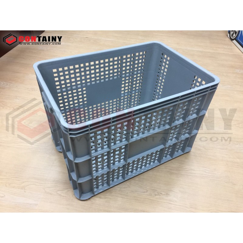 ลังพลาสติกโปร่ง รหัส BOX-8072 ขนาด 42x61x40.5 ซม.