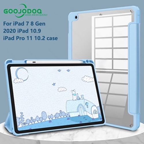 GOOJODOQ เคส ขนิดฝาครอบป้องกัน สำหรับ for Ipad Air 4 Air 2020 10.2 7Th 8th