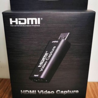 ็็HDMI Video Capture สามารถเอาภาพต่างๆจากล้องเข้าคอมพิวเตอร์ได้ความละเอียด4K 1080P