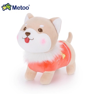 METOO ตุ๊กตา ตุ๊กตาผ้าขน ตุ๊กตาผ้า ตุ๊กตาสุนัข Dog Doll   ตุ๊กตาของขวัญ ขนาด 15x26 ซม.-เลือกสีจากตัวเลือกสินค้า