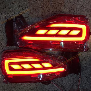 ไฟเบรค ทับทิมท้าย ฟอจูนเนอร์ fortuner 2015 - 2018 LED BAR