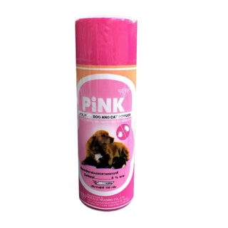 Pink Tick Flea Dog and Cat Powder แป้งกำจัดเห็บหมัด 150 g