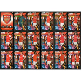 Match Attax 19/20 Arsenal  Full Team Set