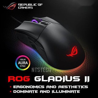 🛒✨ASUS ROG GLADIUS II แท้ 100% ประกันศูนย์ไทย 2 ปี สินค้าลอตผลิตใหม่ 2022 พร้อมจัดส่ง