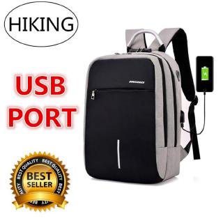 HIKING กระเป๋าและเป้สะพายหลัง Multifunction USB charging Laptop Backpacks Leisure Travel backpack Anti Theft Bag กระเป๋า