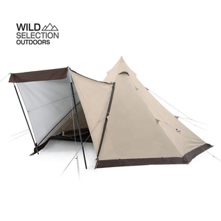 เต็นท์ พีระมิด เต็นท์ กระโจม Naturehike  Octagon Ranch Pyramid tent with snow skirt for 5-8 person NH20ZP014