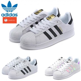 Adidas รุ่น Superstar รองเท้าผู้ชาย รองเท้าสนีกเกอร์