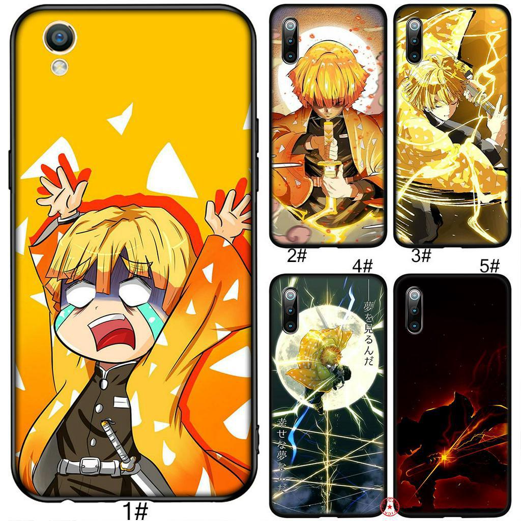 OPPO A1K A9 F9 F11 R17 Pro R9S A12 A12S A7X ฝาครอบโทรศัพท์ 63SA Demon Slayer Zenitsu