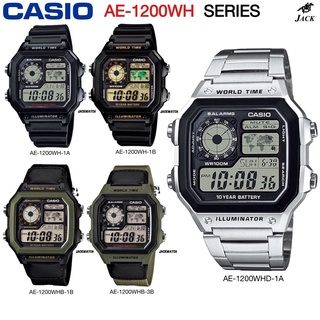 CASIO นาฬิกาข้อมือผู้ชาย รุ่น AE-1200WH รับประกันศูนย์2ปี AE-1200WHB-1B/AE-1200WHD/AE-1200WH-1A/AE-1200WH-1B