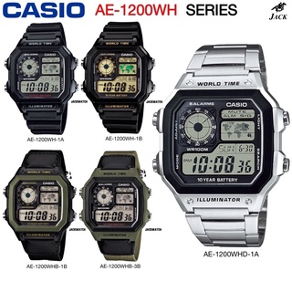 CASIO นาฬิกาข้อมือผู้ชาย รุ่น AE-1200WH รับประกันศูนย์2ปี AE-1200WHB-1B/AE-1200WHD/AE-1200WH-1A/AE-1200WH-1B