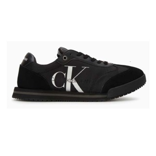 Calvin Klein รองเท้าผ้าใบผู้ชาย BLACK LOW PROFILE รุ่น YM00026 BDS สีดำ