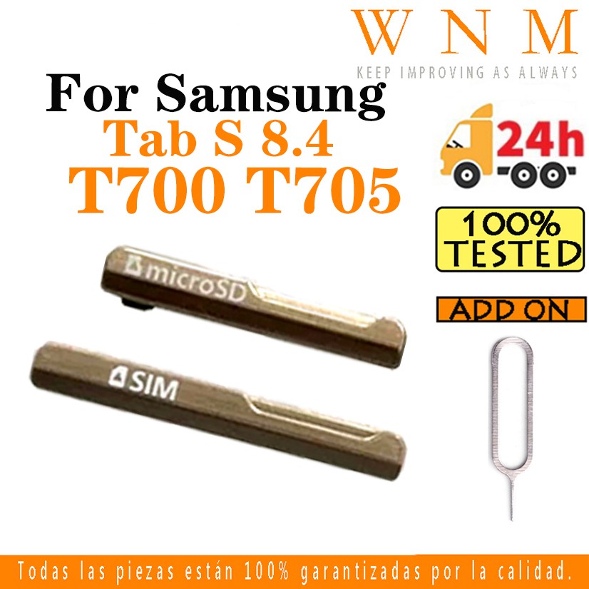ชุดสําหรับ Samsung Galaxy Tab S 8.4 SM-T700 T705 T700 T707 Micro SD Card Holder Reader ซิมการ์ดถาดซิ