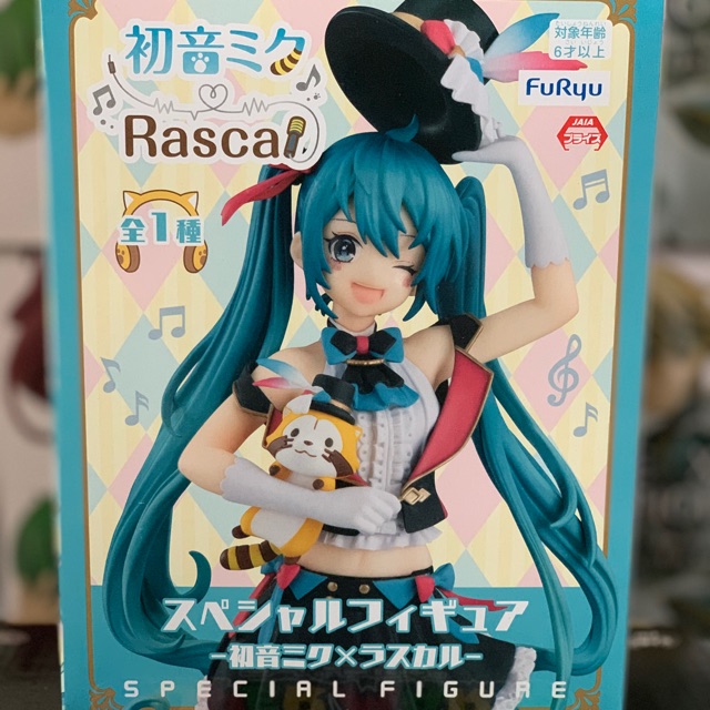 มาใหม่ แท้ สวยมาก Hatsune Miku x Rascal the Raccoon Special Figure: Hatsune Miku x Rascal