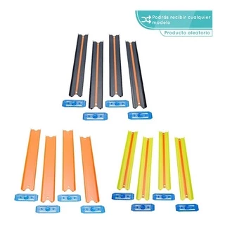 Hot Wheels Track ราง ตรง ลิขสิทธิ์แท้ ยาว 122Cm. และ 90cm. และ รางโค้ง พร้อมตัวล็อค รุ่นใหม่ยืดหยุ่นได้ โค้งได้ HFG83 #