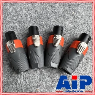 แพ็ค4ตัว Lidge YM-122A speakon สีส้ม สเปคคอน ตัวผู้ แจ็คสเปคคอน YM 122 A สเปคคอนตัวผู้ สเปคคอนตู้ลำโพง YM122 เอไอ-ไพศาล