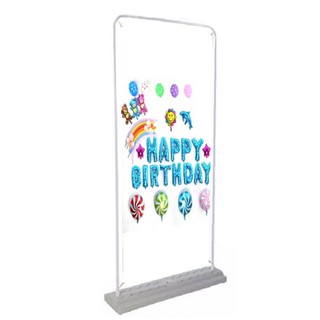 80 X 180cm Door Shape Banner Stand with Water Base(ฐานสำหรับใส่น้ำ)