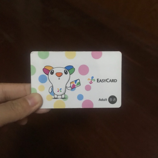 บัตรEasycard ไต้หวัน บัตรmetro รถไฟฟ้า เติมเงินแล้วใช้ได้เลย Taipei Taiwan บัตรรถไฟฟ้า