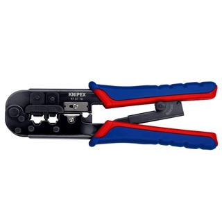 คีมย้ำสายไฟ/สายแลน KNIPEX NO.97 51 10 Crimping Pliers for Western plugs (190mm.) Factory Gear By Gear Garage