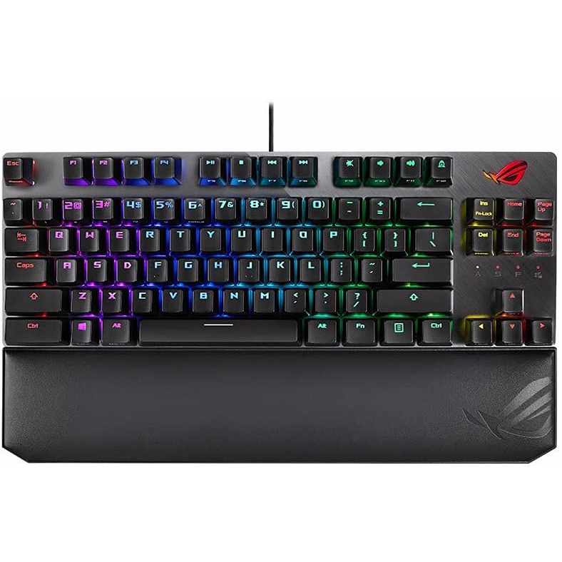 ASUS ROG Strix Scope NX TKL Deluxe wired mechanical RGB gaming keyboard for FPS games