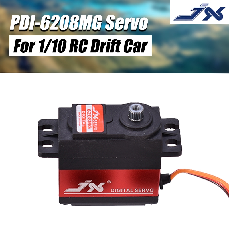 เกียร์โลหะ jx servo 8kg 0 . 07 sec ความเร็วสูงสําหรับ 1/10 rc crawler drift buggy