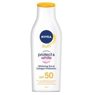 NIVEA Sun Protect &amp; White Whitening Body Lotion SPF 50 PA++ นีเวีย ซัน ไวท์เทนนิ่ง บอดี้โลชั่น 50ml.