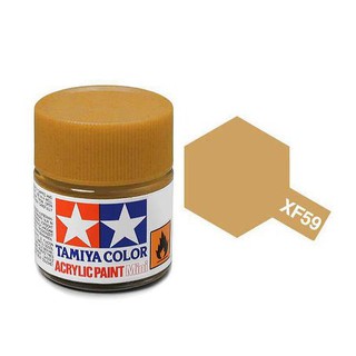 สีสูตรน้ำทามิย่า Tamiya Acrylic XF59 Desert Yellow 10ml