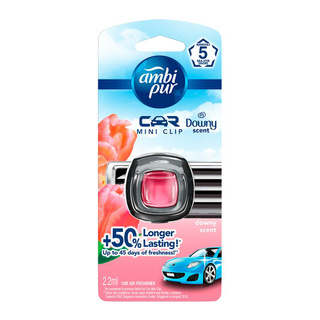 สุดพิเศษ!! น้ำหอม AMBIPUR คาร์มินิ ดาวน์นี่ 2.2 มล. CAR AIR FRESHENER AMBI PUR CAR MINI CLIP 2.2ML DOWNY น้ำหอมปรับอากาศ