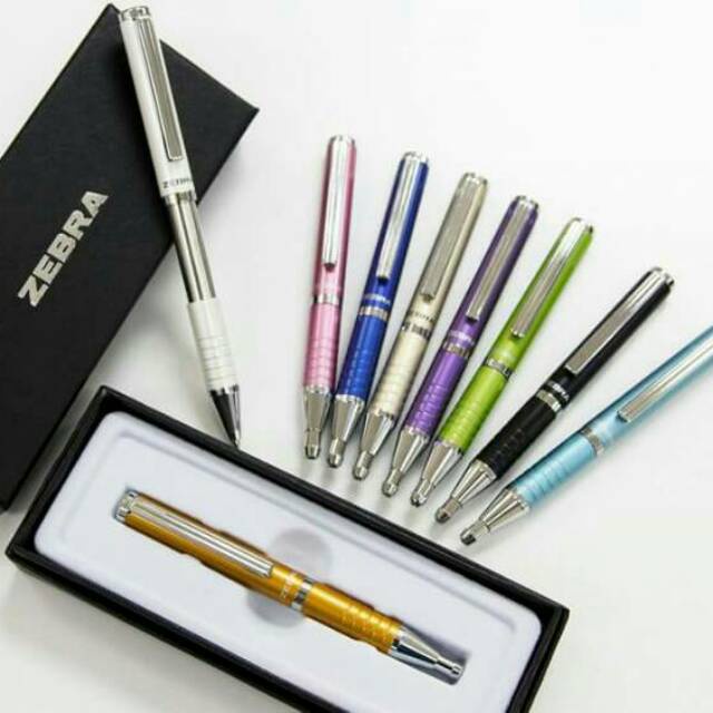 ZEBRA ปากกาลูกลื่น Ballpoint Pen SL-F1 Mini Slide ( BP115) 0.7 มม.(พร้อมกล่องใส่ปากกา)