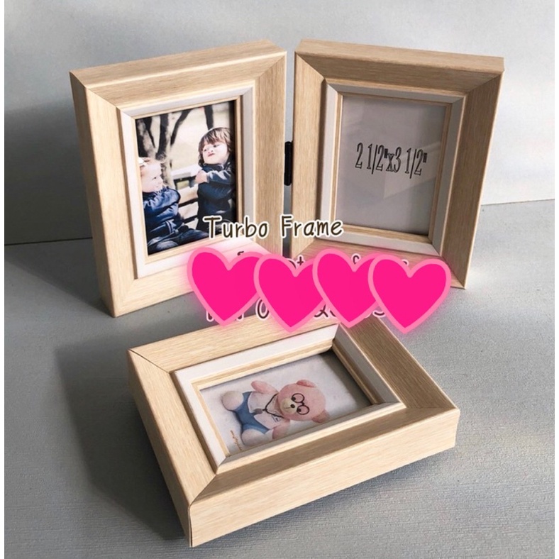กรอบรูป3x4"น่ารัก!!!กรอบรูปบานพับคู่!!! กรอบรูปของขวัญ+++ ขนาด2.5"x3.5" ,3.5x5" ,3x4", 4x6" มีทั้งกรอบเดี่ยว และกรอบคู่